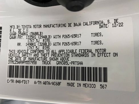 Certified 2023 Toyota Tacoma TRD Sport image 24