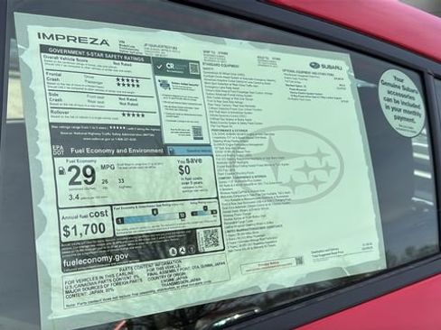 New 2026 Subaru Impreza RS image 28