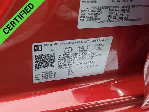 Used 2022 Chevrolet Silverado 1500 High Country w/ Safety Package II AWD/4WD image 35