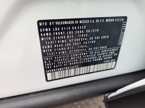 New 2026 Volkswagen Tiguan S image 10