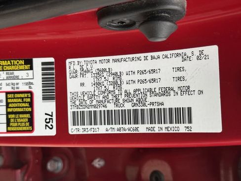 Used 2021 Toyota Tacoma TRD Sport RWD image 34