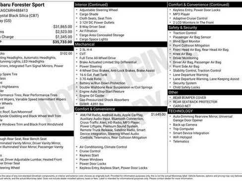 Used 2024 Subaru Forester Sport image 2