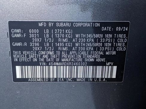 Used 2024 Subaru Ascent Limited w/ Technology Package image 18