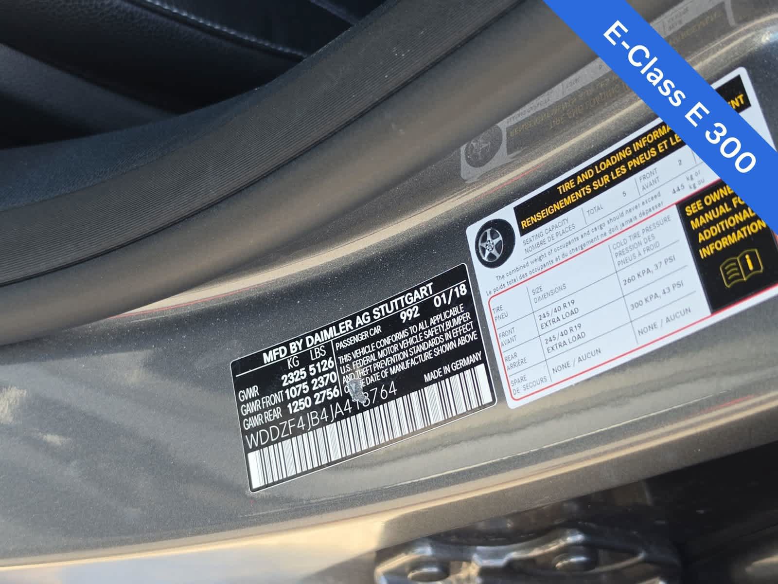 Used 2018 Mercedes-Benz E 300 image 25