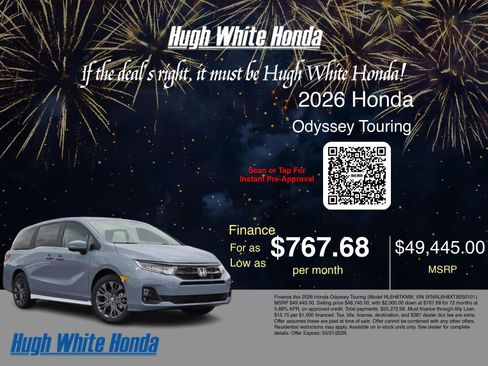 New 2026 Honda Odyssey Touring image 7