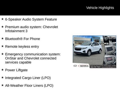 Certified 2024 Chevrolet Equinox LT w/ LPO, Floor Liner Package FWD image 5