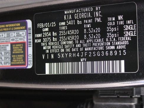 New 2025 Kia Sorento EX w/ Panoramic Sunroof Package image 38