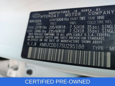 Certified 2025 Hyundai Tucson SEL AWD/4WD image 35