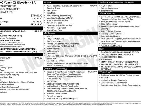 New 2026 GMC Yukon XL Elevation w/ Elevation Premium Package image 5