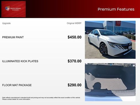 New 2026 Nissan Sentra SL w/ Floor Mat Package FWD image 3