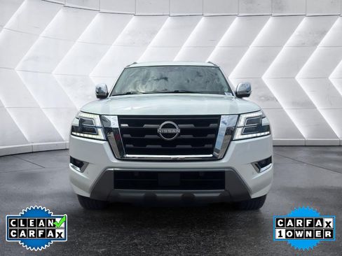 Used 2021 Nissan Armada Platinum w/ Captain's Chairs Package AWD/4WD image 2