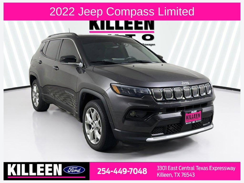 Used 2022 Jeep Compass Limited w/ Sun and Sound Group AWD/4WD image 1