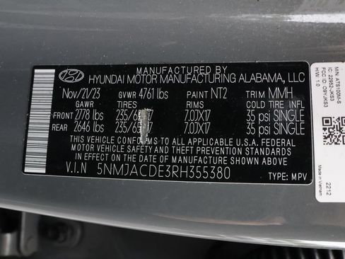 Certified 2024 Hyundai Tucson SE AWD/4WD image 40