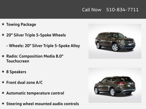 Used 2019 Volkswagen Atlas SE w/ Towing Package image 4