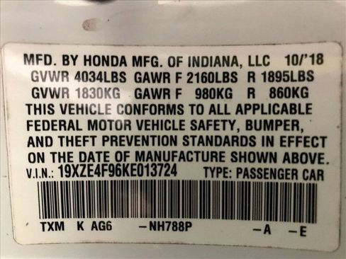 Used 2019 Honda Insight Touring image 23