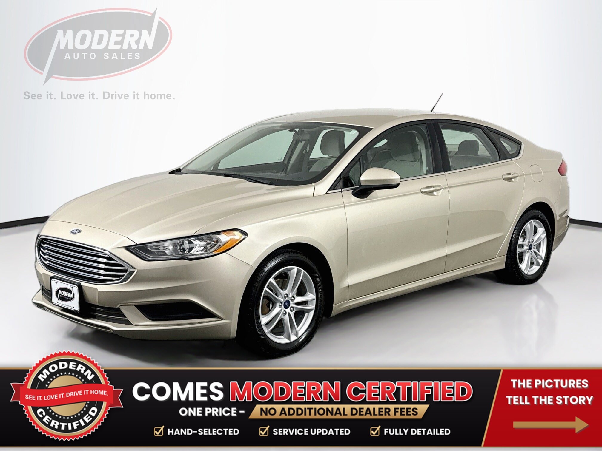 Used 2018 Ford Fusion SE FWD image 1