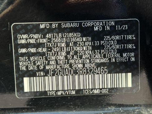 Certified 2024 Subaru Crosstrek 2.0i Premium AWD/4WD image 51