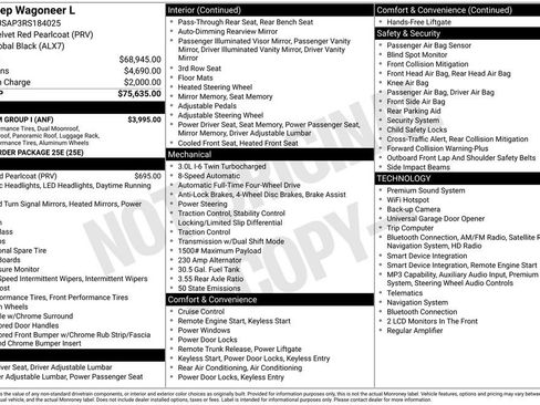 Used 2024 Jeep Wagoneer L 4WD w/ Premium Group I image 2