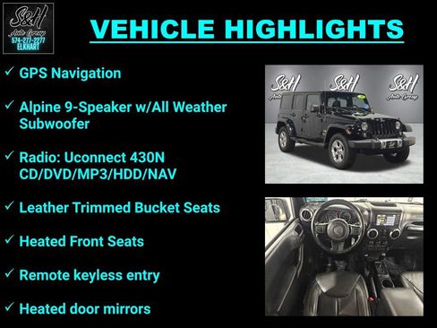 Used 2015 Jeep Wrangler Unlimited Sahara AWD/4WD image 3