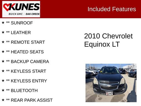 Used 2010 Chevrolet Equinox LT w/ Chrome Appearance Package image 2