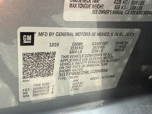Used 2020 GMC Sierra 1500 SLE w/ SLE Value Package RWD image 25