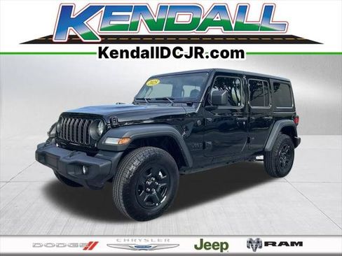 Certified 2025 Jeep Wrangler Unlimited Sport AWD/4WD image 1