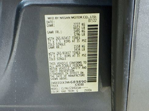 Used 2022 Nissan Frontier SV image 28