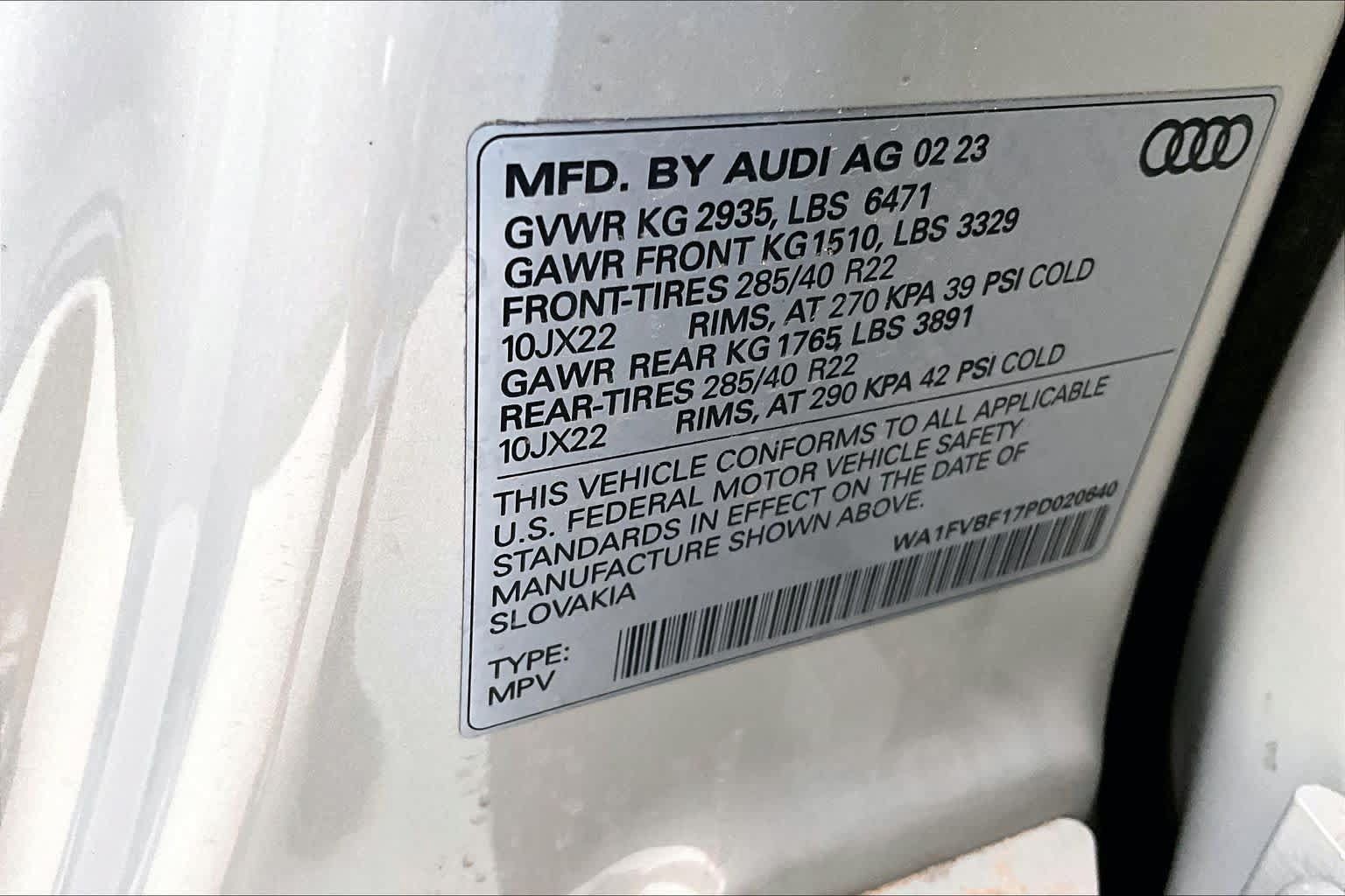 Used 2023 Audi Q8 Prestige w/ Prestige Package AWD/4WD image 35