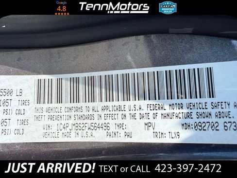 Used 2015 Jeep Cherokee Trailhawk w/ Comfort/Convenience Group AWD/4WD image 28