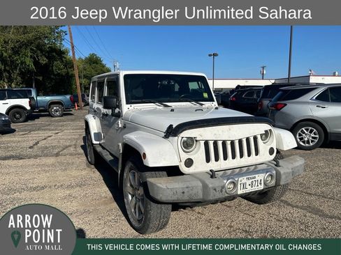 Used 2016 Jeep Wrangler Unlimited Sahara w/ Connectivity Group AWD/4WD image 1