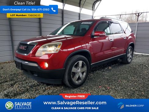 Used 2012 GMC Acadia SLT image 1