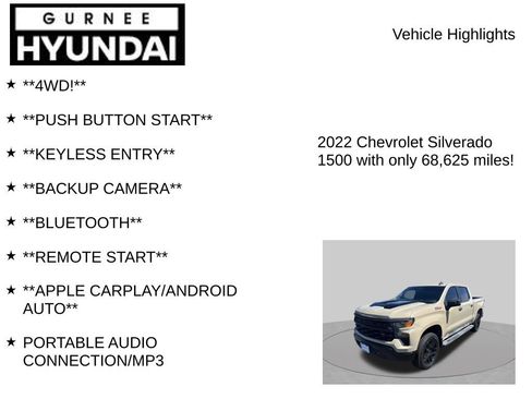 Used 2022 Chevrolet Silverado 1500 Custom Trail Boss AWD/4WD image 7