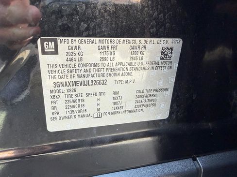 Used 2018 Chevrolet Equinox Premier w/ LPO, Cargo Package FWD image 16