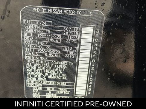 Certified 2025 INFINITI QX50 Sport w/ Cargo Package image 27