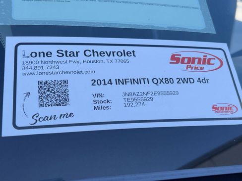 Used 2014 INFINITI QX80 2WD w/ Deluxe Touring Package image 32
