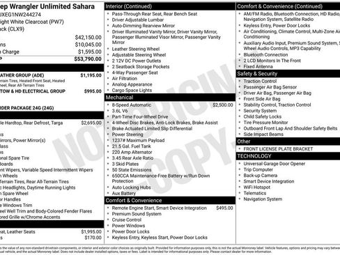 Used 2022 Jeep Wrangler Unlimited Sahara w/ Cold Weather Group image 40