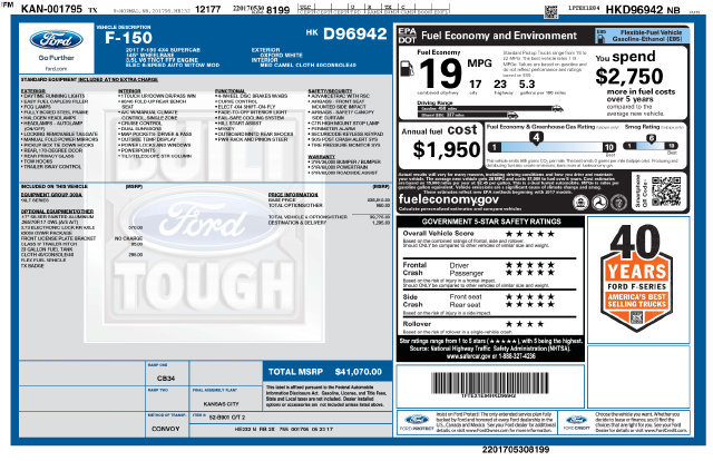Used 2017 Ford F150 XLT AWD/4WD image 28