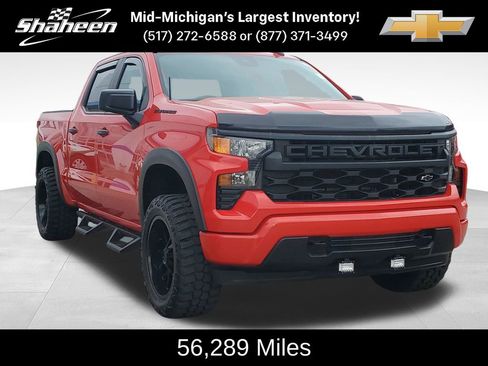 Used 2022 Chevrolet Silverado 1500 Custom w/ LPO, Dark Essentials Package AWD/4WD image 2