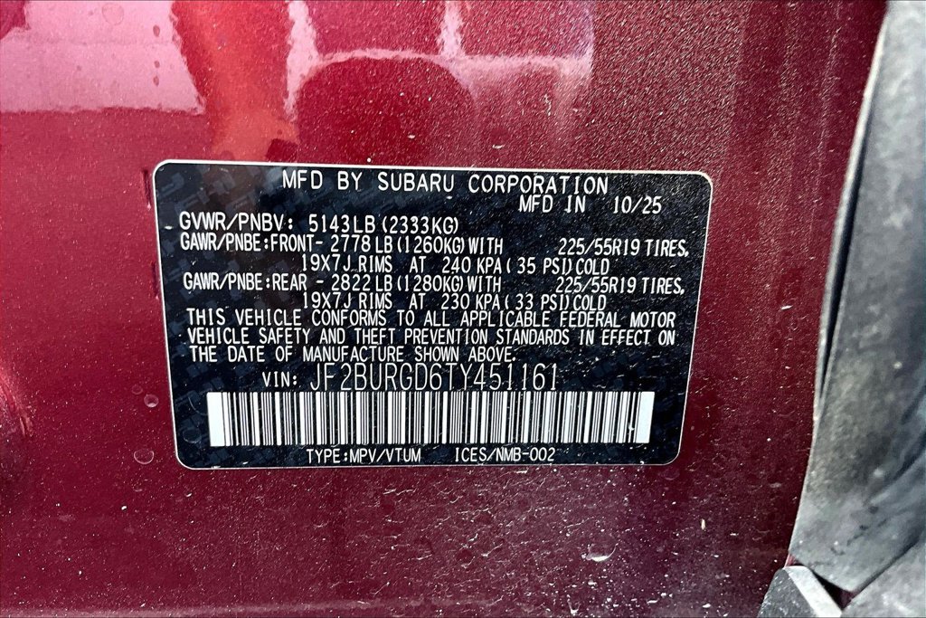 Certified 2026 Subaru Outback Limited XT AWD/4WD image 17