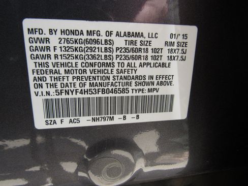 Used 2015 Honda Pilot EX-L image 6