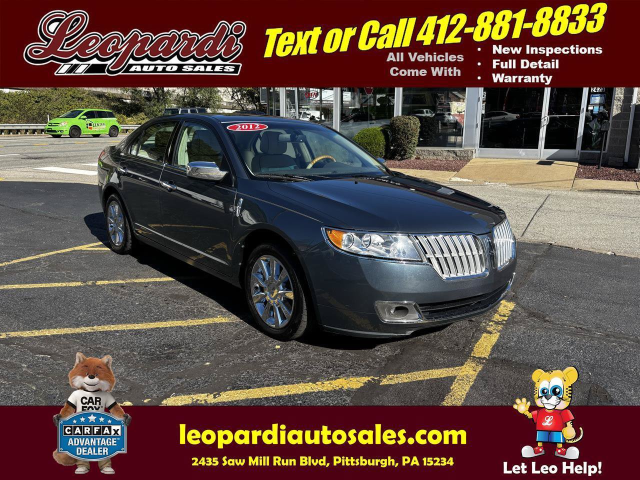 Used 2012 Lincoln MKZ FWD image 1