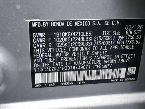 New 2026 Honda HR-V LX image 25