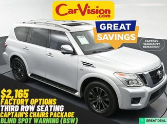 Used 2019 Nissan Armada Platinum w/ Captain's Chairs Package RWD video 1
