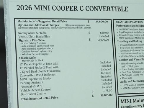 Used 2026 MINI Cooper Convertible image 31