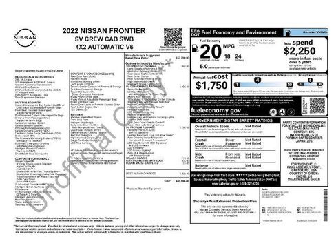 Certified 2022 Nissan Frontier SV w/ SV Premium Package RWD image 4