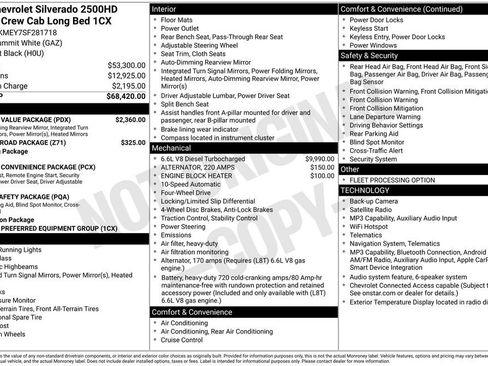Certified 2025 Chevrolet Silverado 2500 Custom w/ Custom Value Package AWD/4WD image 33