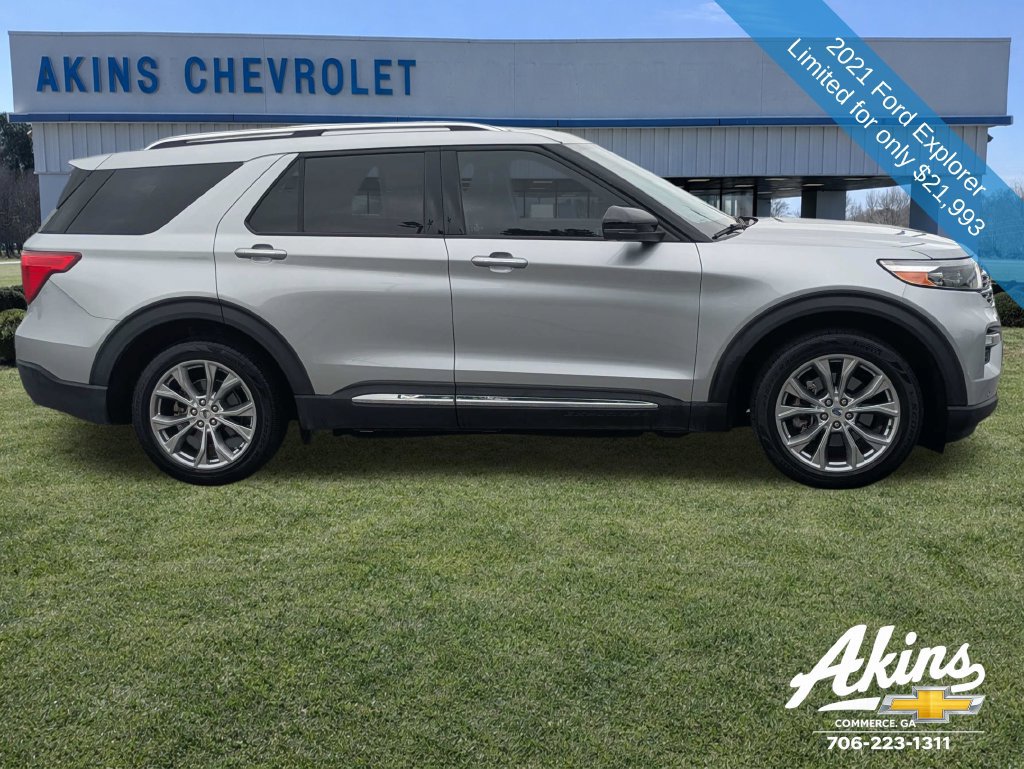 Used 2021 Ford Explorer Limited w/ Equipment Group 301A RWD image 3