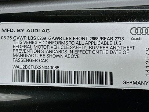 Used 2025 Audi A5 2.0T Premium Plus w/ Premium Plus image 24