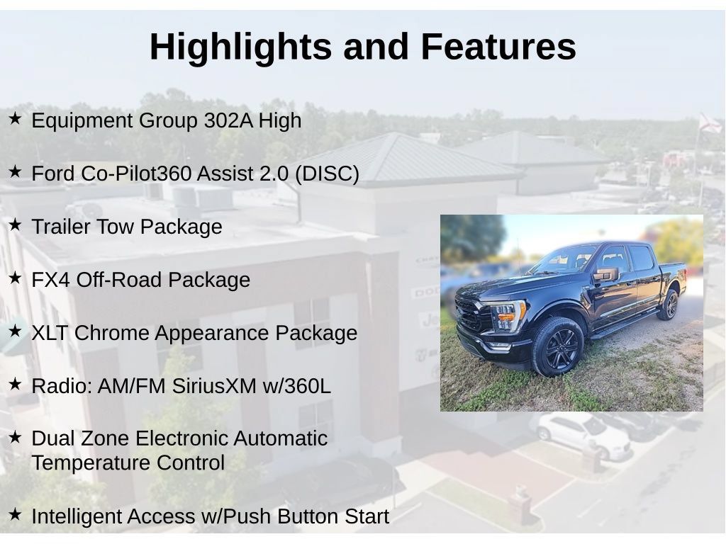 Used 2022 Ford F150 XLT w/ Equipment Group 302A High AWD/4WD image 2