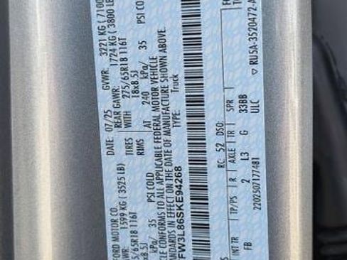 New 2025 Ford F150 XLT w/ Equipment Group 302A MID image 30